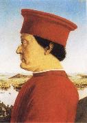 Piero della Francesca Portrait of Federigo da Montefeltro oil painting artist